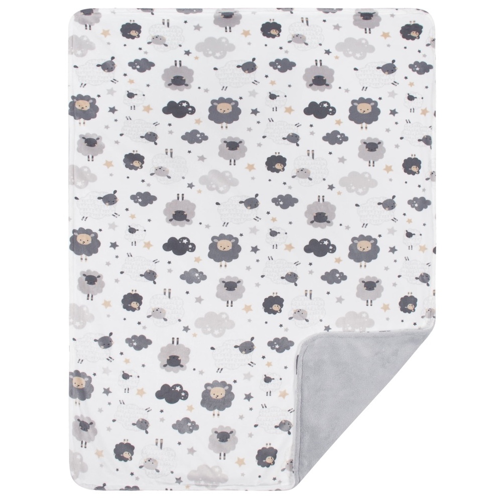 Parent's Choice Soft Plush Sheep Blanket - Picture 2 of 4